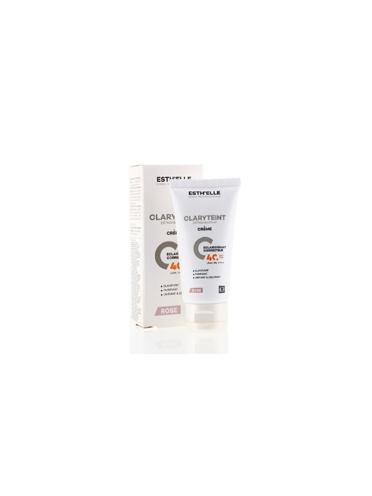 ESTH'ELLE clary teint spf 40+ rose 50 ml