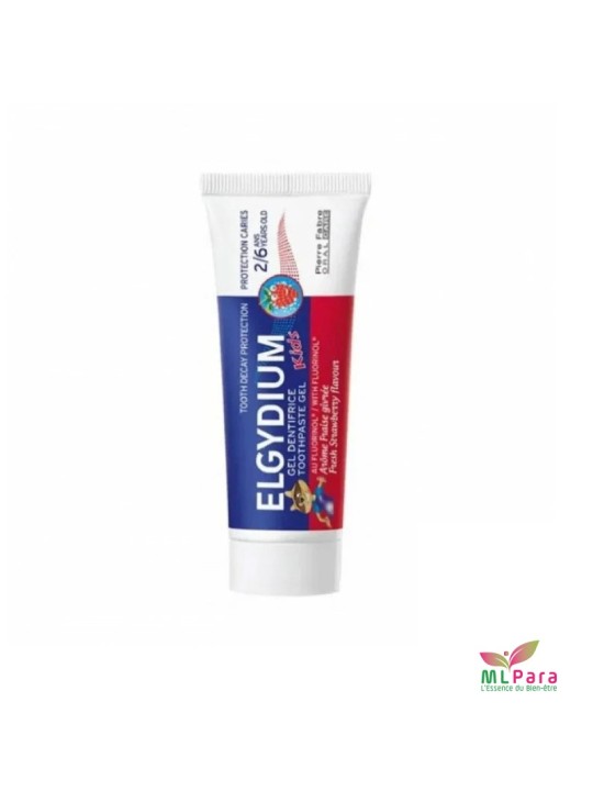 ELGYDIUM  kids dentifrice fraise 50ml 2/6 ans