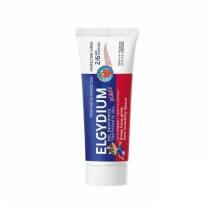 ELGYDIUM  kids dentifrice fraise 50ml 2/6 ans
