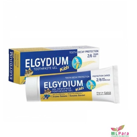 ELGYDIUM kids dentifrice banane 50ml 2/6 ans