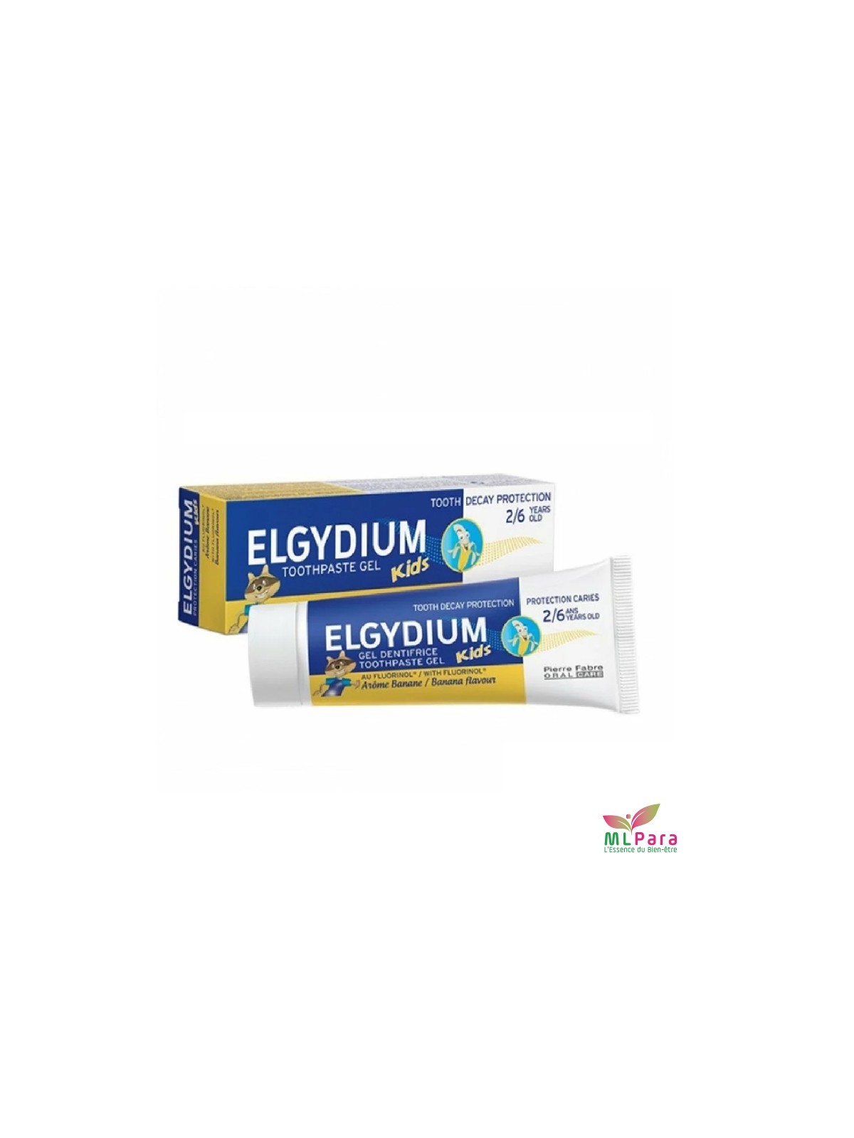 ELGYDIUM kids dentifrice banane 50ml 2/6 ans