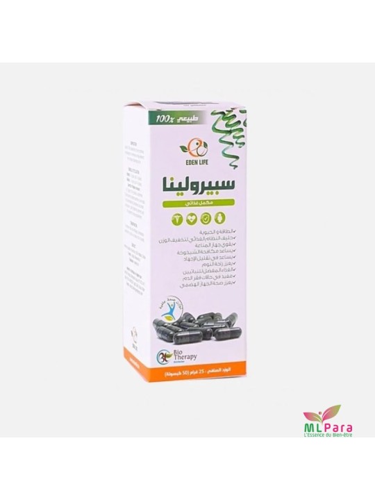 EDEN LIFE SPIRULINE GELLULE BOITE DE 50