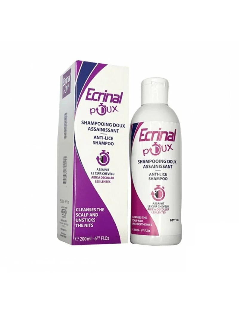 ECRINAL shampooing anti poux 200ml  REF/144