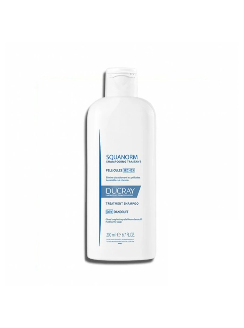 Ducray Squanorm Shampooing Antipelliculaire pellicules séches 200ML