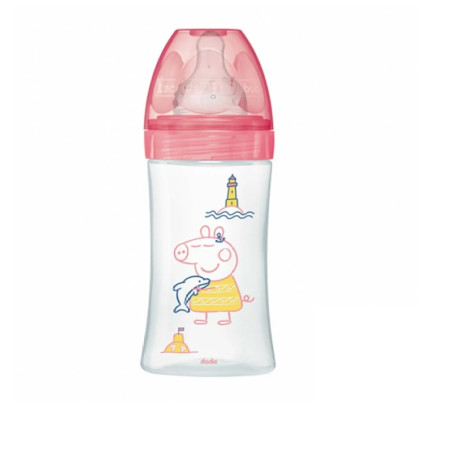 DODIE Biberon Initiation+ Anti Colique - Peppa 0-6M 270ML
