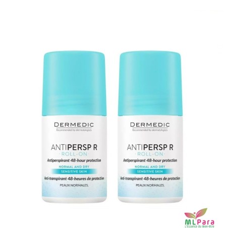 DERMEDIC ROLL'ON BLEU LOT DE 2