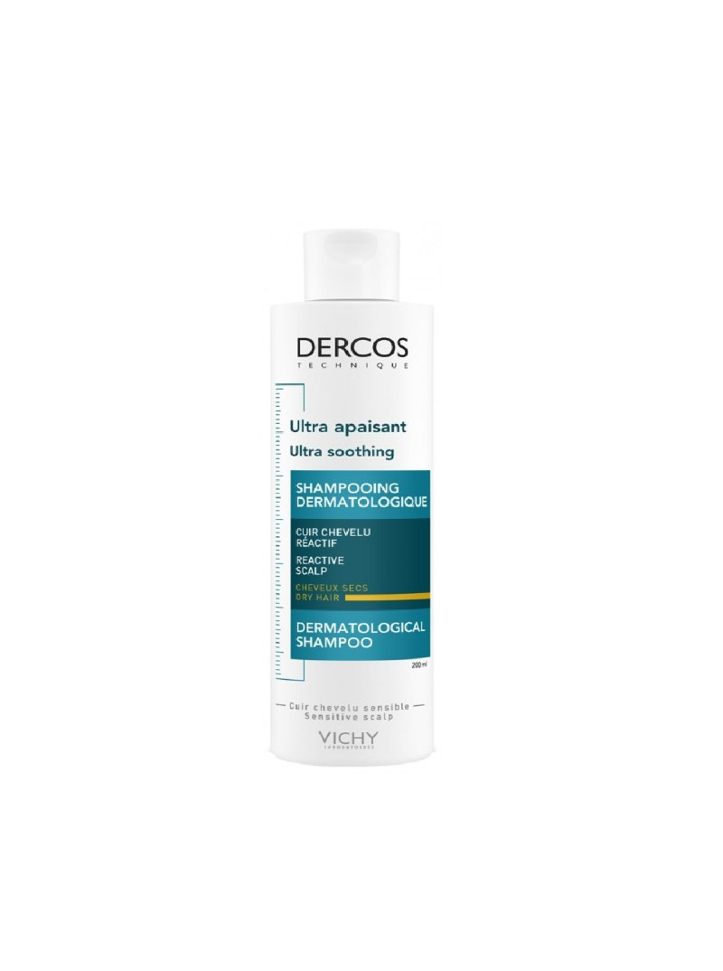Vichy Dercos Ultra Apaisant Shampoing pour Cheveux Secs 200 ml