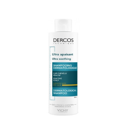 Vichy Dercos Ultra Apaisant Shampoing pour Cheveux Secs 200 ml