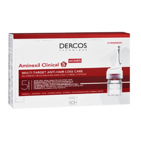 Vichy Dercos Aminexil Clinical 5 Femme 21 Monodoses