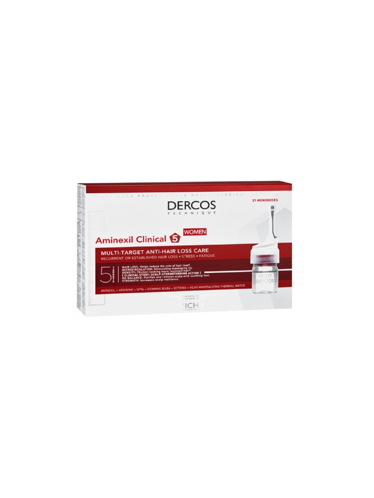 Vichy Dercos Aminexil Clinical 5 Femme 21 Monodoses