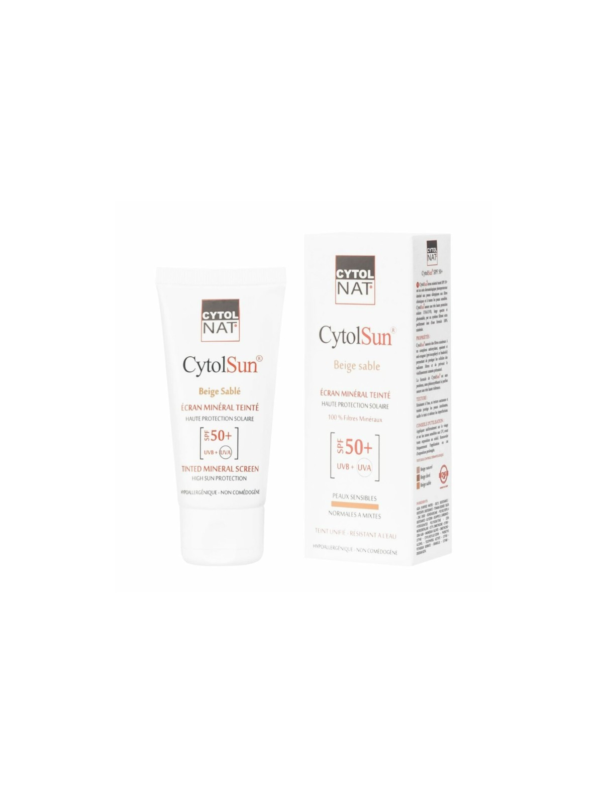 CYTOLNAT Cytolsun Ecran SPF50+ Teinte Beige Sable