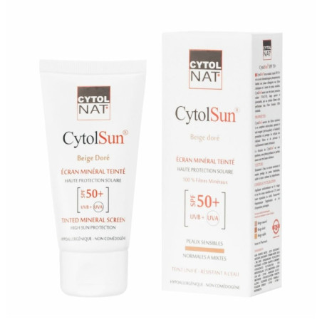 CYTOLNAT Cytolsun Ecran SPF 50+ Teinte Beige Dore