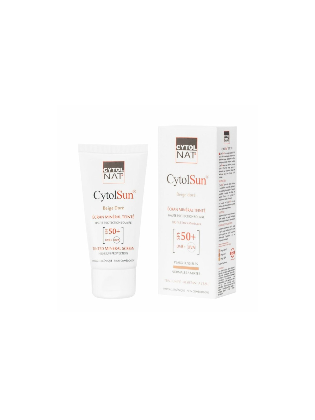 CYTOLNAT Cytolsun Ecran SPF 50+ Teinte Beige Dore