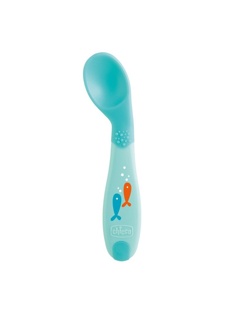 CHICCO CUILLERE SILICONE BOY 8M+ /REF:16100200