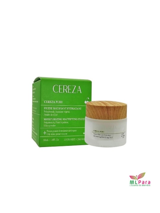 Cereza Pure Crème fluide matifiante hydratante 50ML