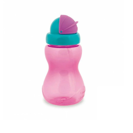 CANPOL BABIES Tasse Sport avec Paille Retractable Rose - 56/109