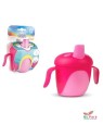 CANPOL BABIES  tasse inversable rouge tropical 9m+ 240ml ref76/001