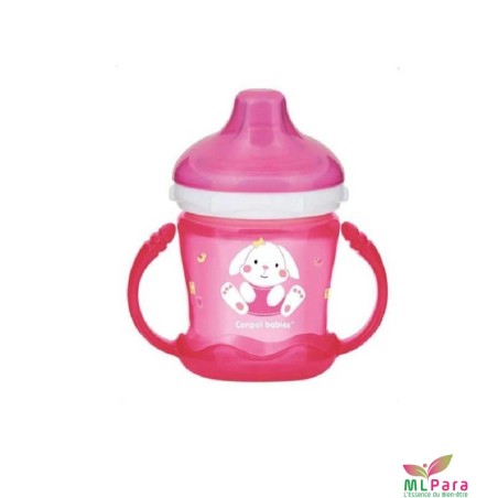 CANPOL BABIES tasse d'apprentissage rose ref.57/300