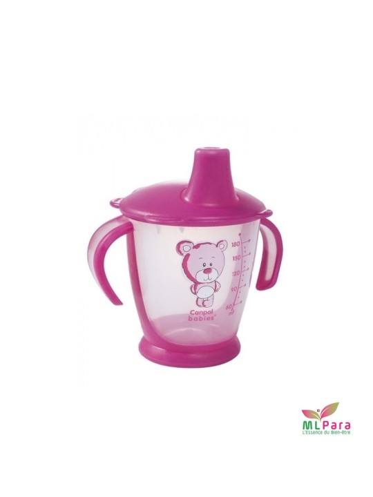 CANPOL BABIES  Tasse à anses antidéversement REF31/500