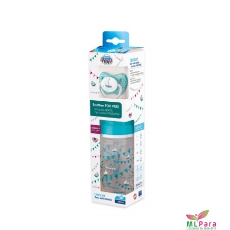 canpol babies set easy start vert biberon 240ml+sucette orthodontique 164