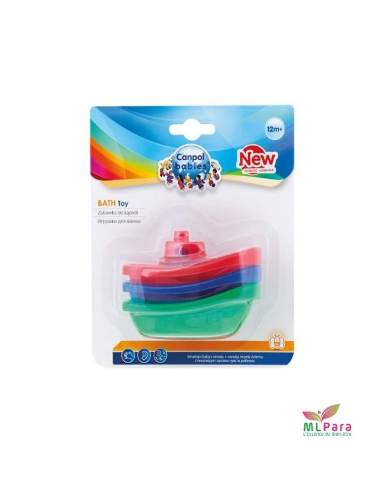 canpol babies set de 3 bateaux de bain REF.56/012