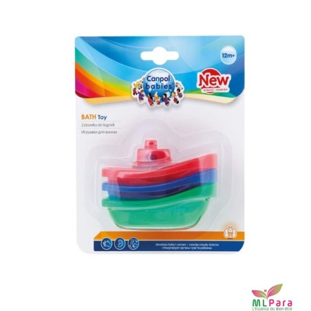 canpol babies set de 3 bateaux de bain REF.56/012