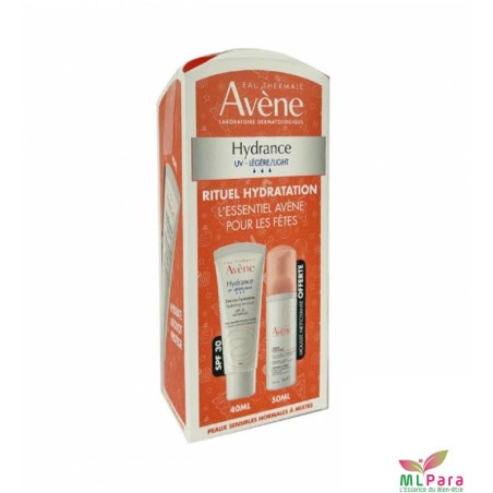 AVENE RITUEL HYDRATATION HYDRANCE UV LÉGÈRE + MOUSSE NETTOYANTE 50ML OFFERTE