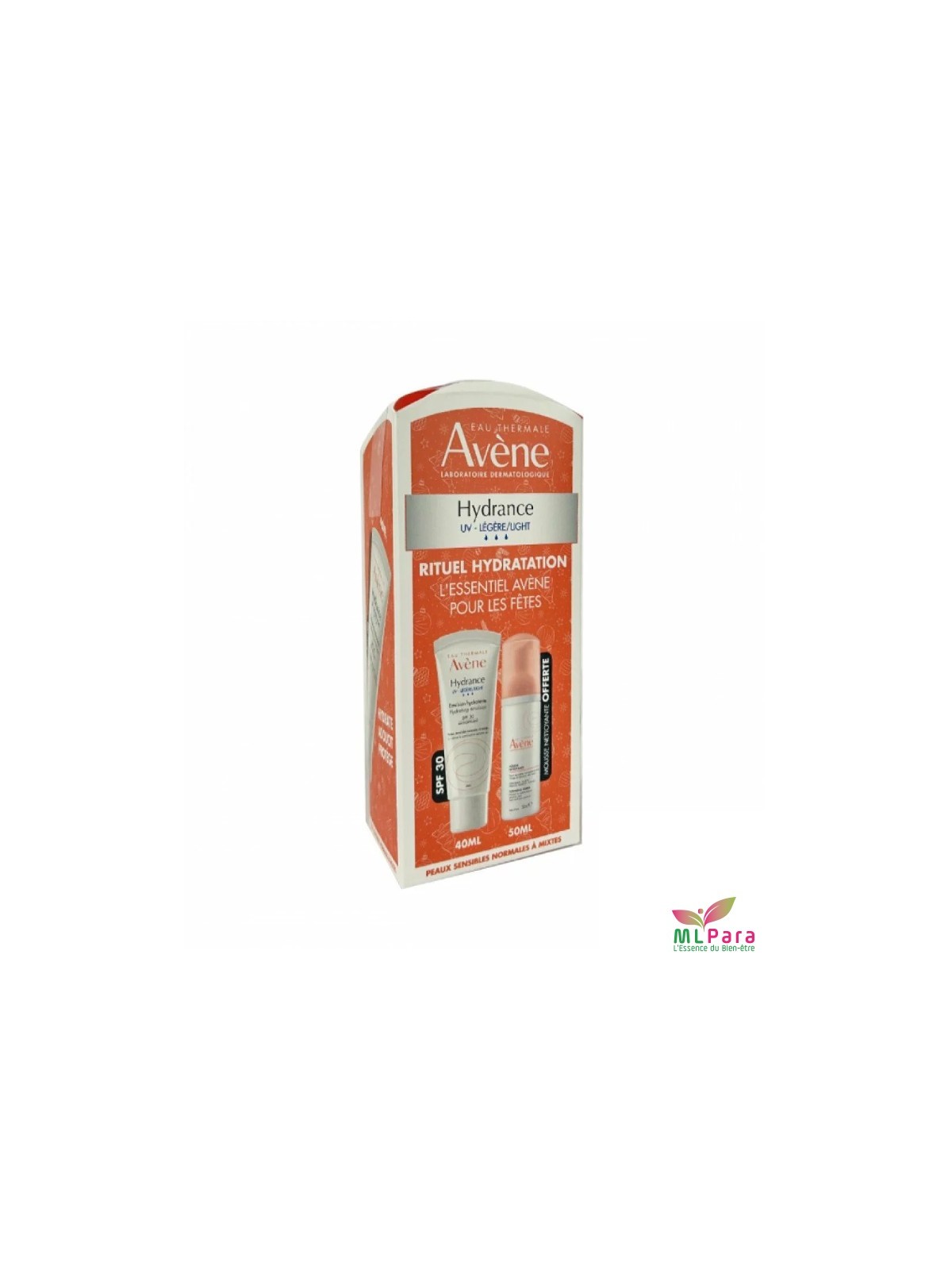 AVENE RITUEL HYDRATATION HYDRANCE UV LÉGÈRE + MOUSSE NETTOYANTE 50ML OFFERTE
