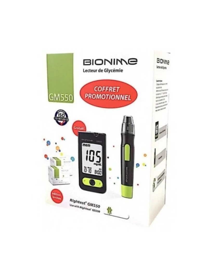 BIONIME  COFFRET LECTEUR +100 BAND REF/GM550-03F