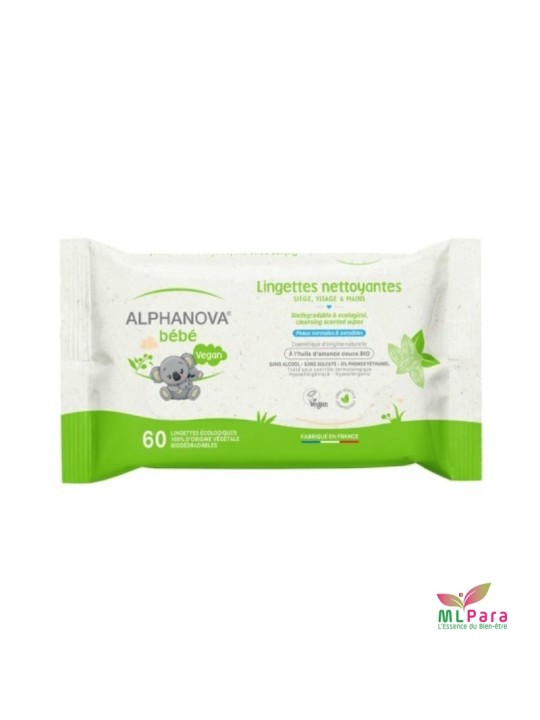 ALPHANOVA LINGETTES BOITES 60