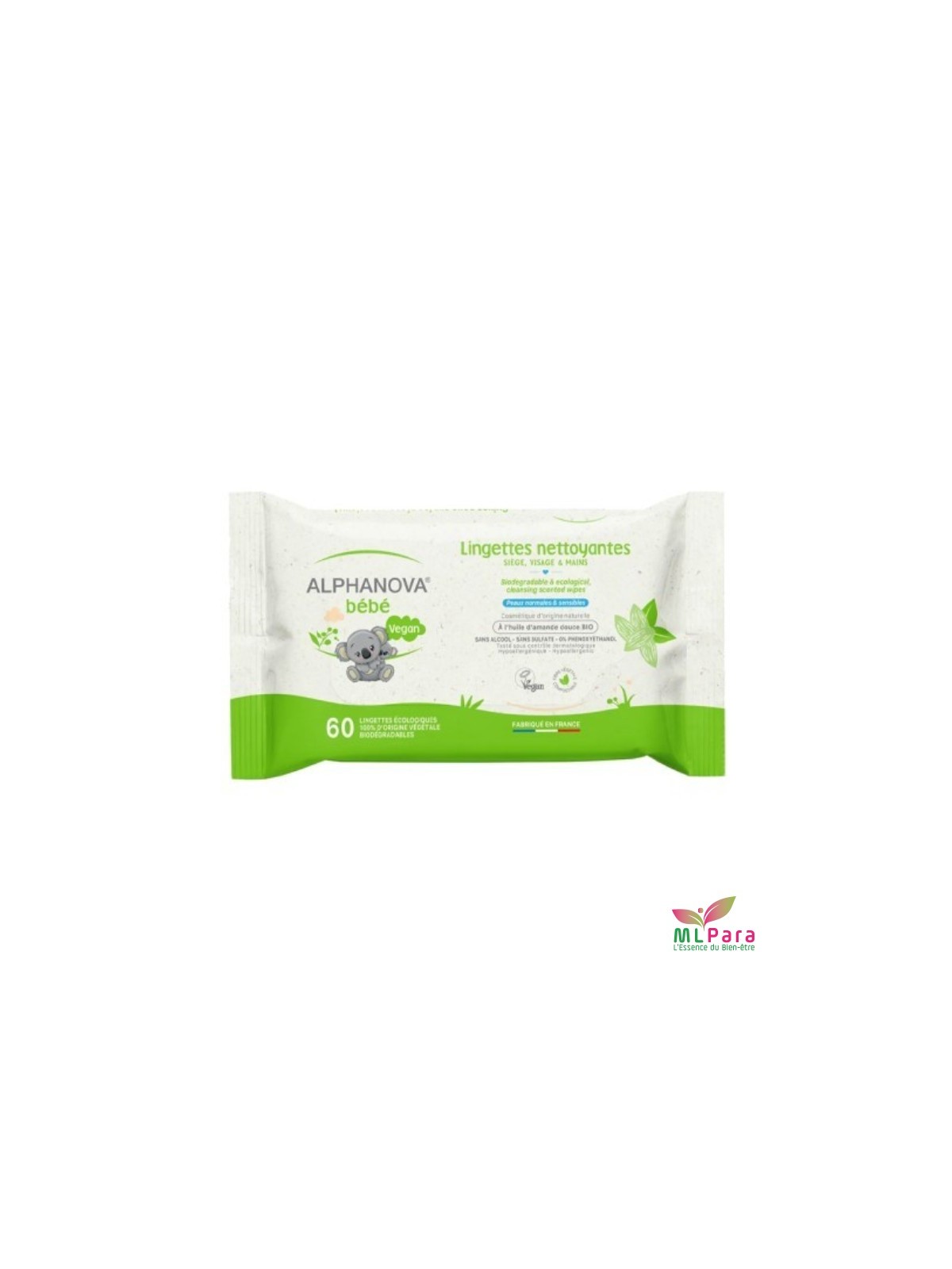 ALPHANOVA LINGETTES BOITES 60