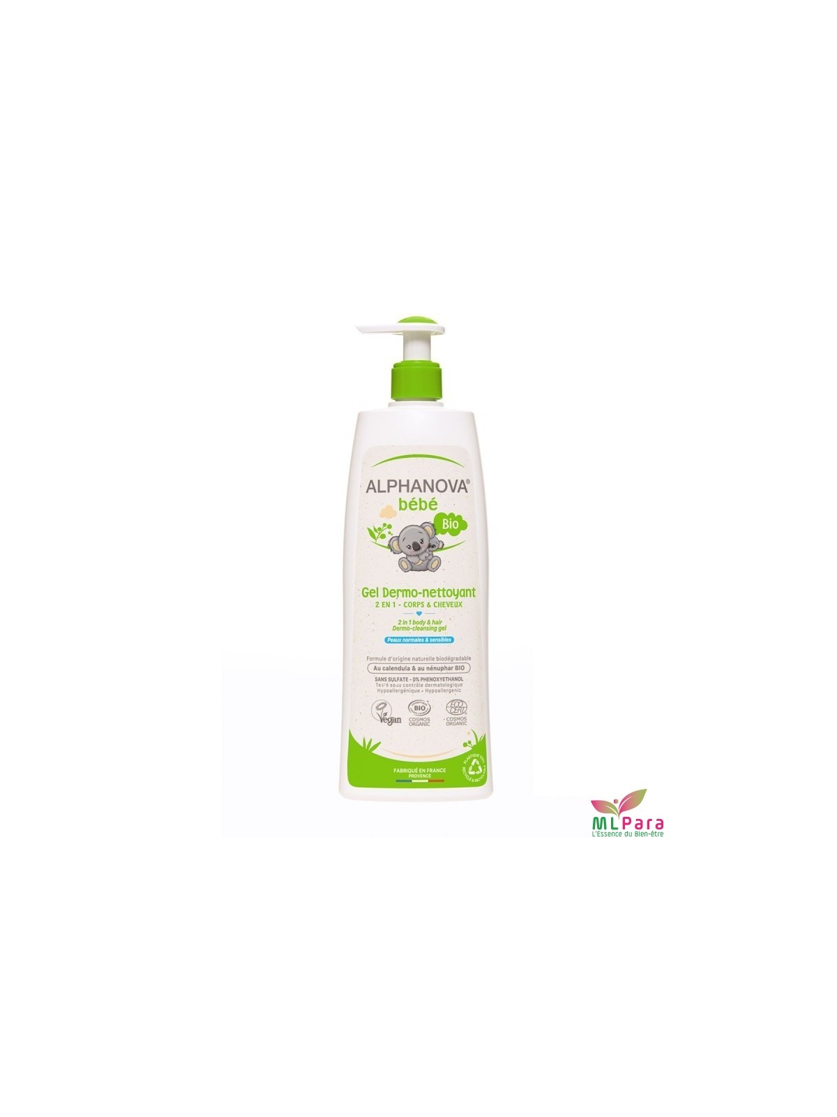 ALPHANOVA DERMO-NETTOYANT 2EN1 500 ML