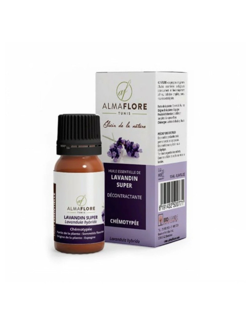ALMAFLORE HUILE ESSENTIELLE DE LAVANDIN SUPER 10 ML