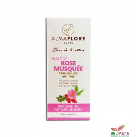 ALMAFLORE HUILE DE ROSE DE MUSQUEE 10 ML