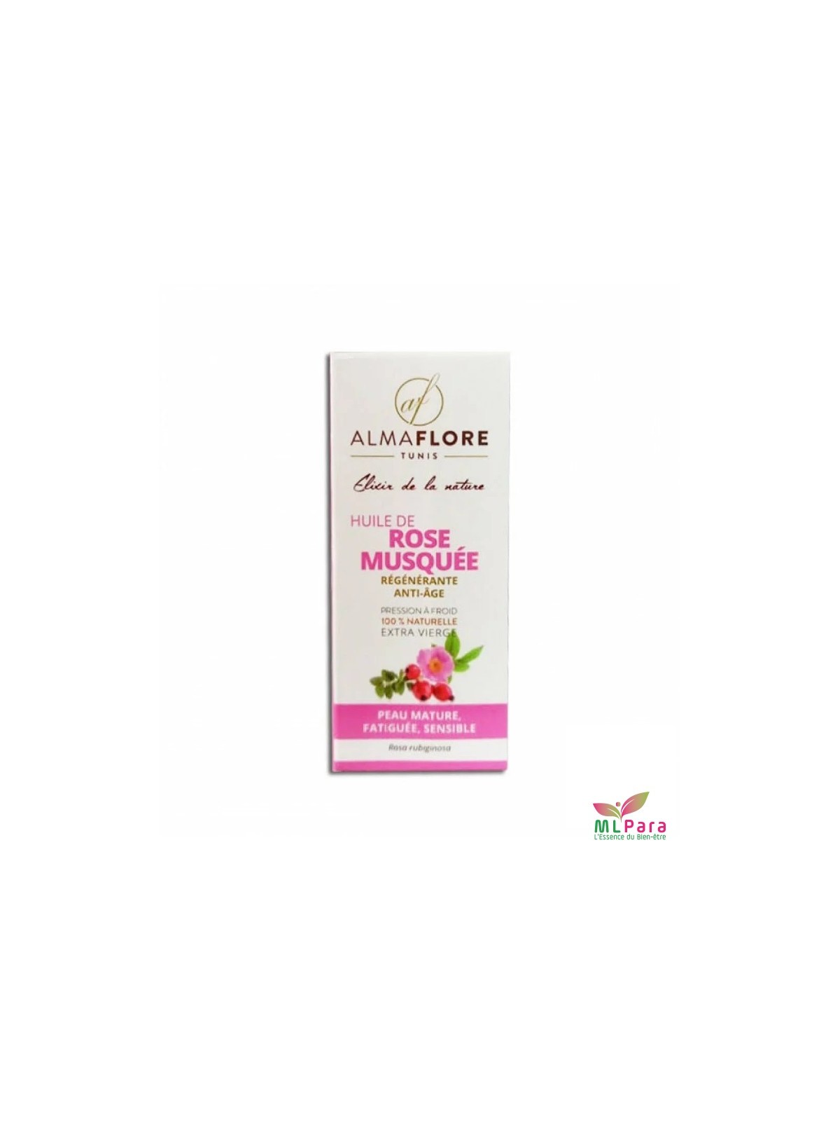 ALMAFLORE HUILE DE ROSE DE MUSQUEE 10 ML