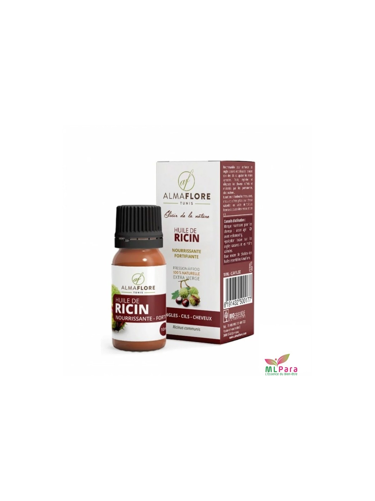 ALMAFLORE HUILE DE RICIN 10 ML