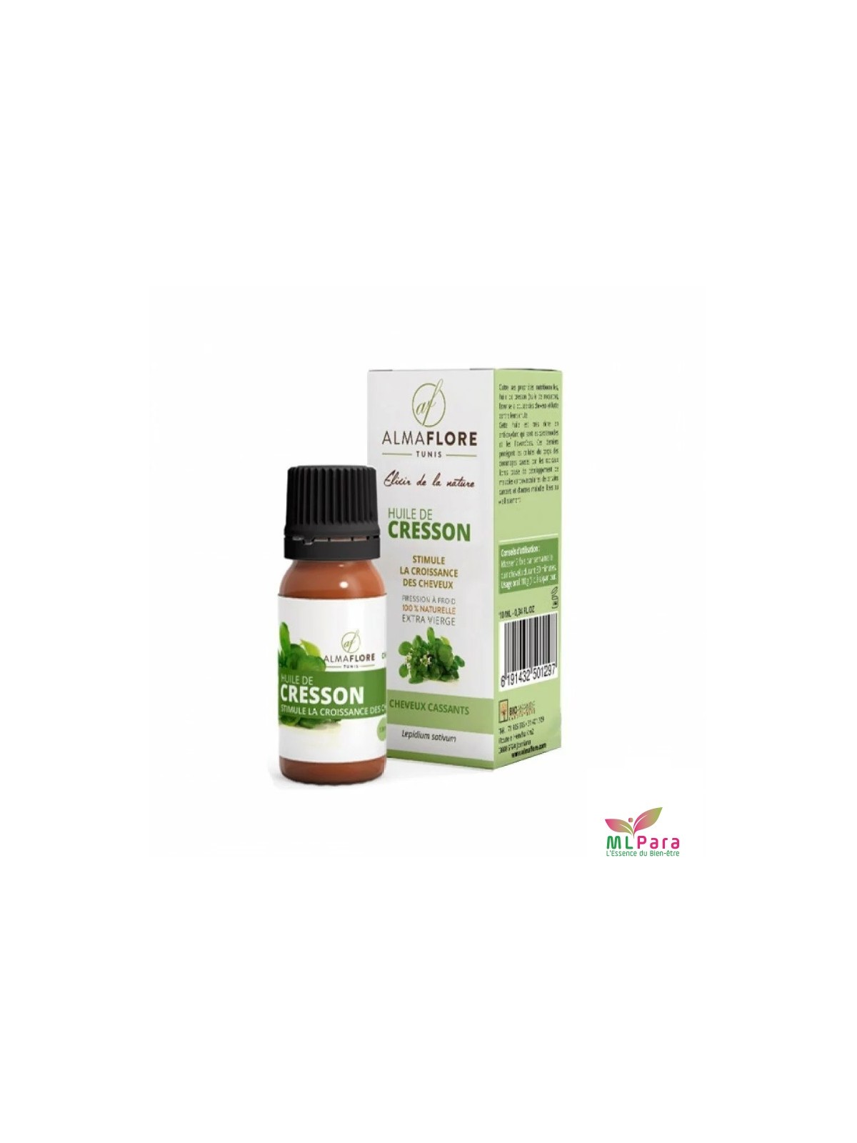 ALMAFLORE HUILE DE CRESSON 10 ML