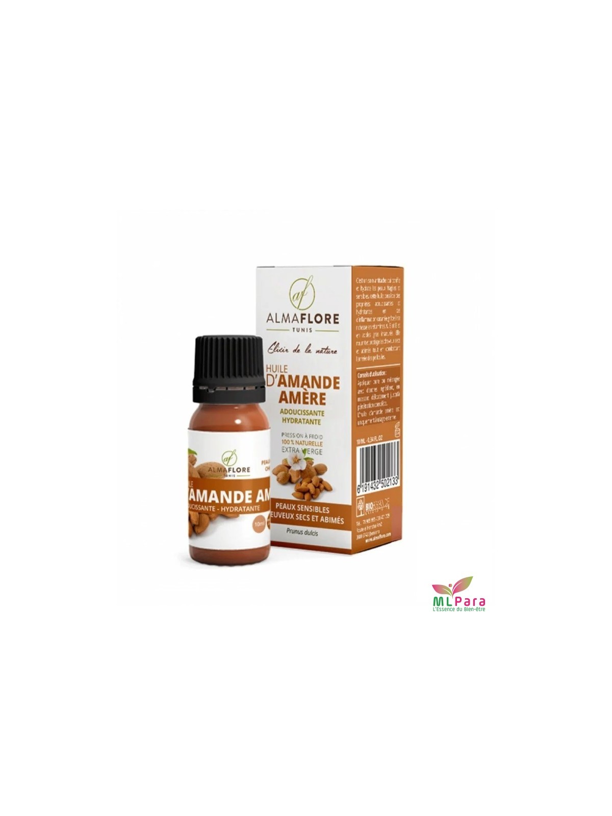 ALMAFLORE HUILE D'AMANDE AMERE 10 ML