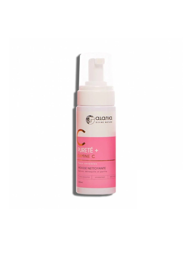 ALANIA purete+ vit c mousse nettoyante 150 ml