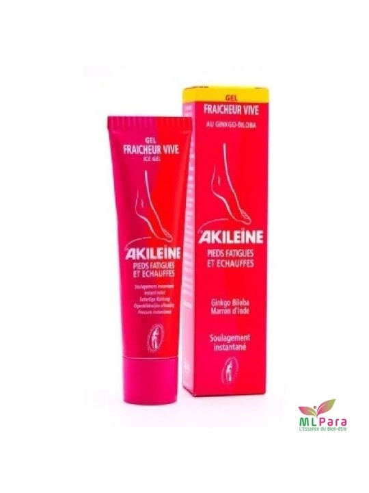 AKILEINE gel fraicheur pieds fatigues et echauffes 50ml