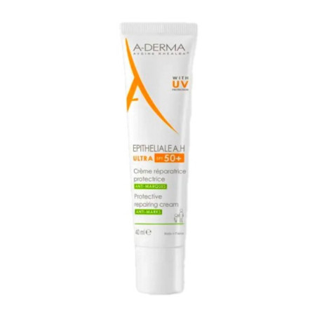 crème réparatrice anti-marques  ADERMA EPITHELIALE A.H ULTRA SPF50+