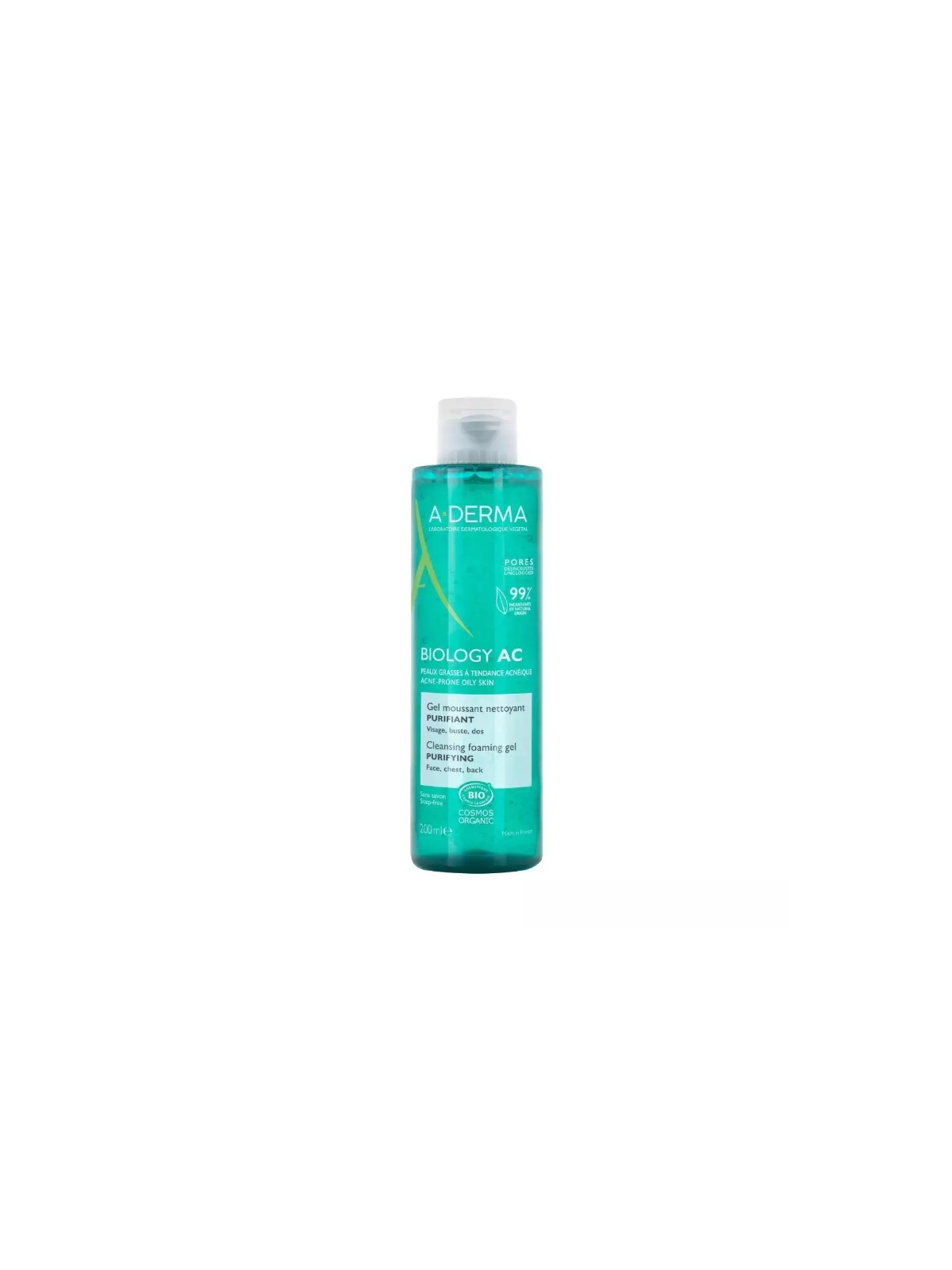 A-DERMA BIOLOGY AC GEL MOUSSANT PURIFIANT 200ML
