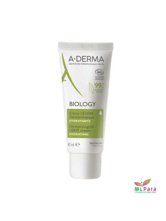 A-DERMA BIOLOGY CREME LEGERE HYDRATANTE PEAUX FRAGILE 40ML
