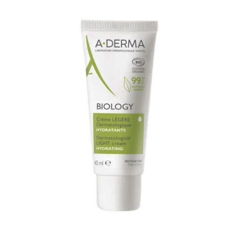A-DERMA BIOLOGY CREME LEGERE HYDRATANTE PEAUX FRAGILE 40ML