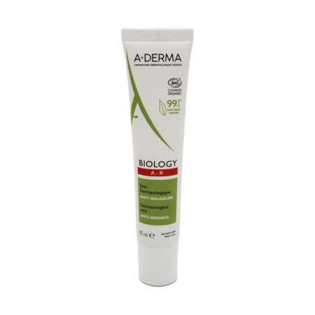 A-DERMA BIOLOGY A-R SOIN ANTI ROUGEURS PEAUX A TENDANCE COUPEROSIQUE 40ML