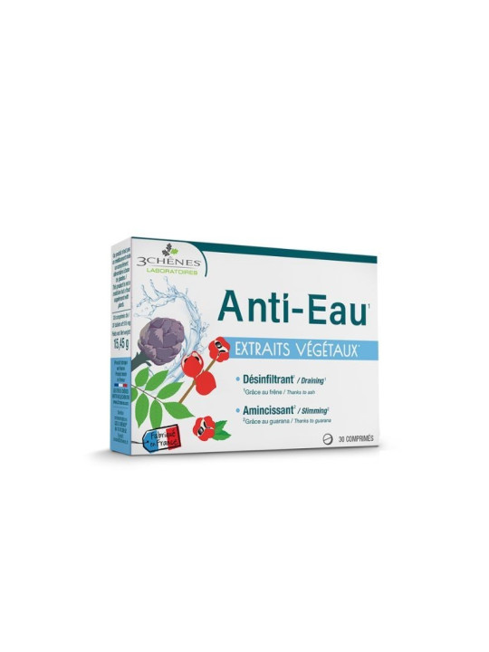 3 CHENES ANTI EAU DESINFILTRANT  & AMINCISSANT 30 Comprimes MINCINOV