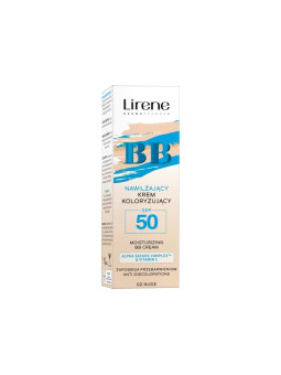 LIRENE BB moisturizing cream, SPF50, 02 Nude (30 ml)