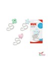 Nuk attache-sucette et clip, Pour les anneaux des sucettes, Robuste et incassable,