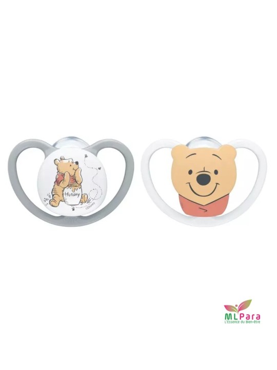 NUK SUCETTE SPACE LOT DE 2 0-6M