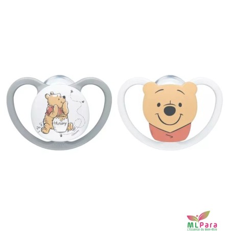 NUK SUCETTE SPACE LOT DE 2 0-6M